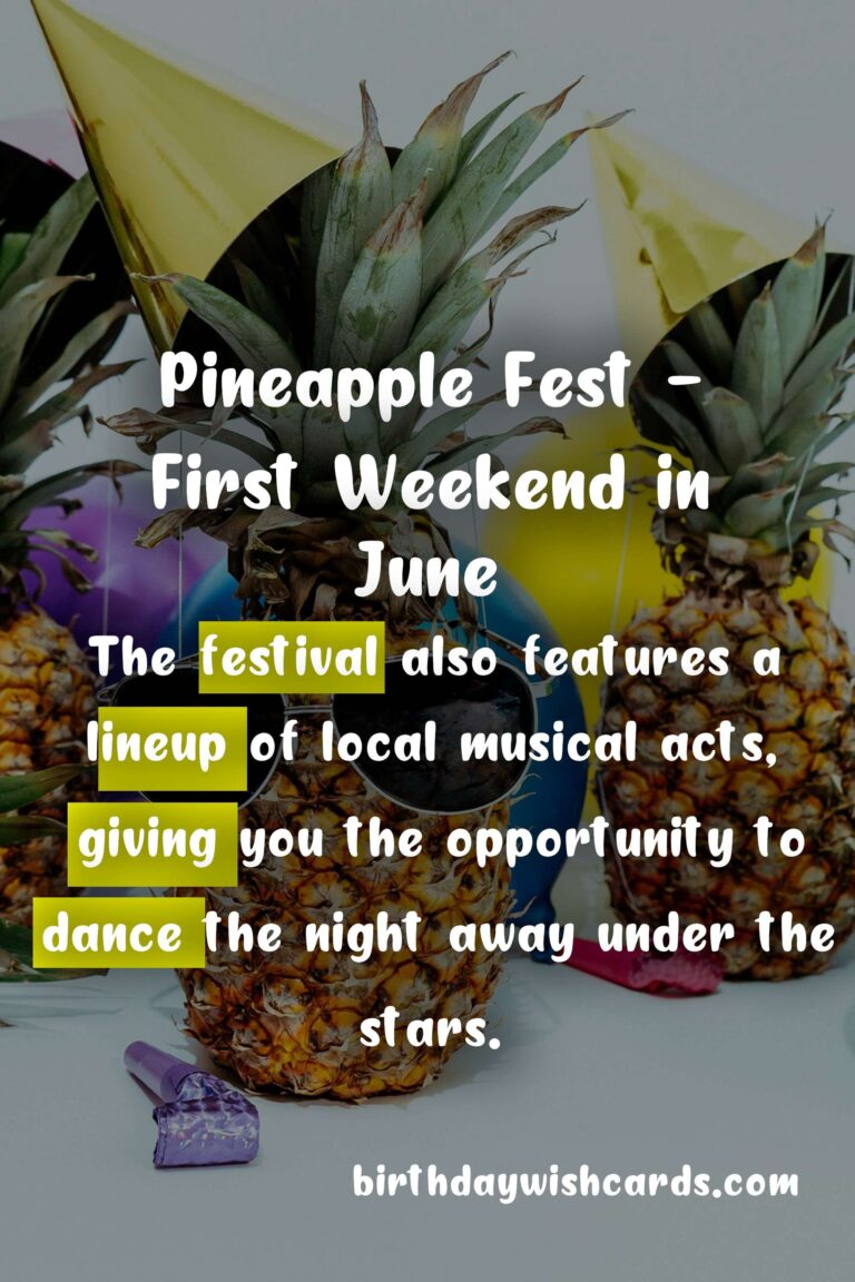 Pineapple Fest: A Fun-Filled Celebration of Summer's Favorite Fruit