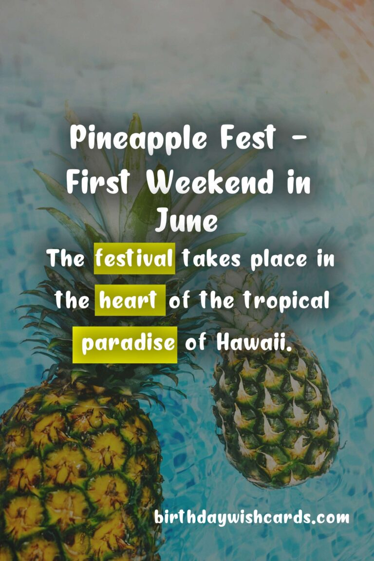Pineapple Fest: A Fun-Filled Celebration of Summer's Favorite Fruit