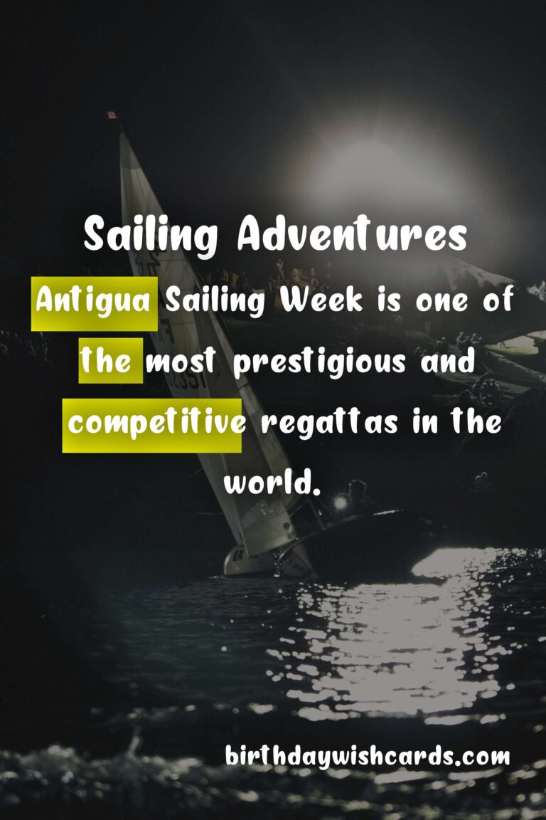 Sailing Adventures: Experiencing Regattas on Various Islands Throughout the Year