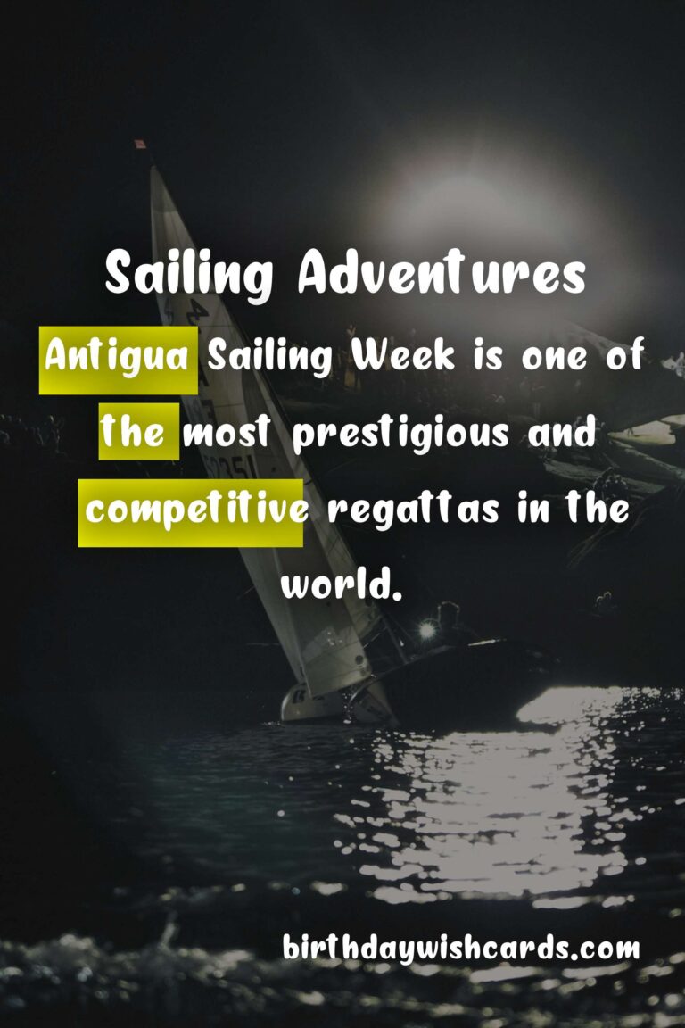 Sailing Adventures: Experiencing Regattas on Various Islands Throughout the Year