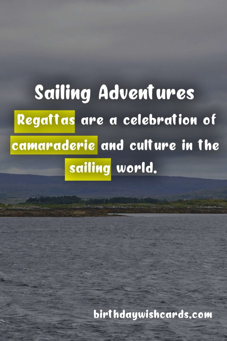 Sailing Adventures: Experiencing Regattas on Various Islands Throughout the Year