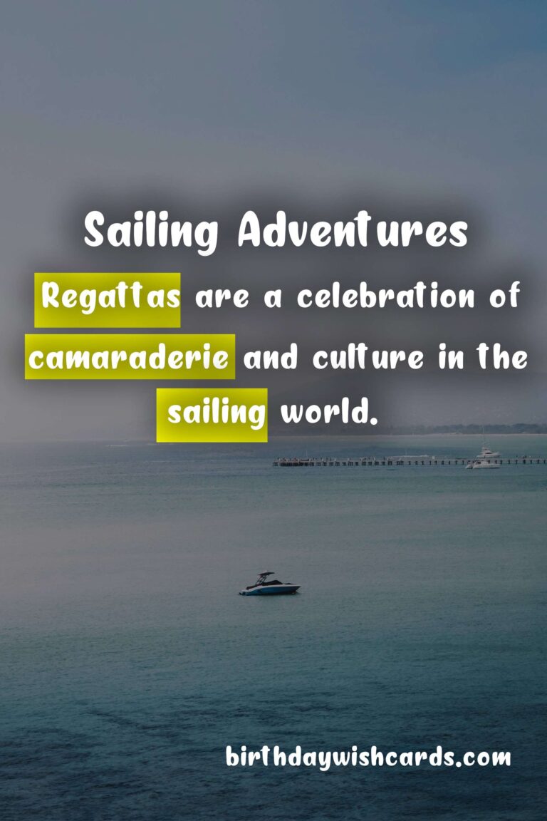 Sailing Adventures: Experiencing Regattas on Various Islands Throughout the Year