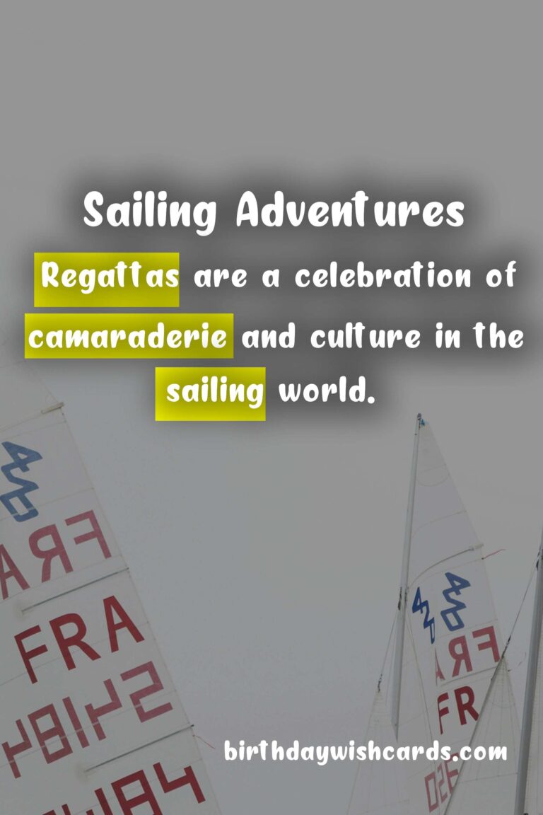 Sailing Adventures: Experiencing Regattas on Various Islands Throughout the Year
