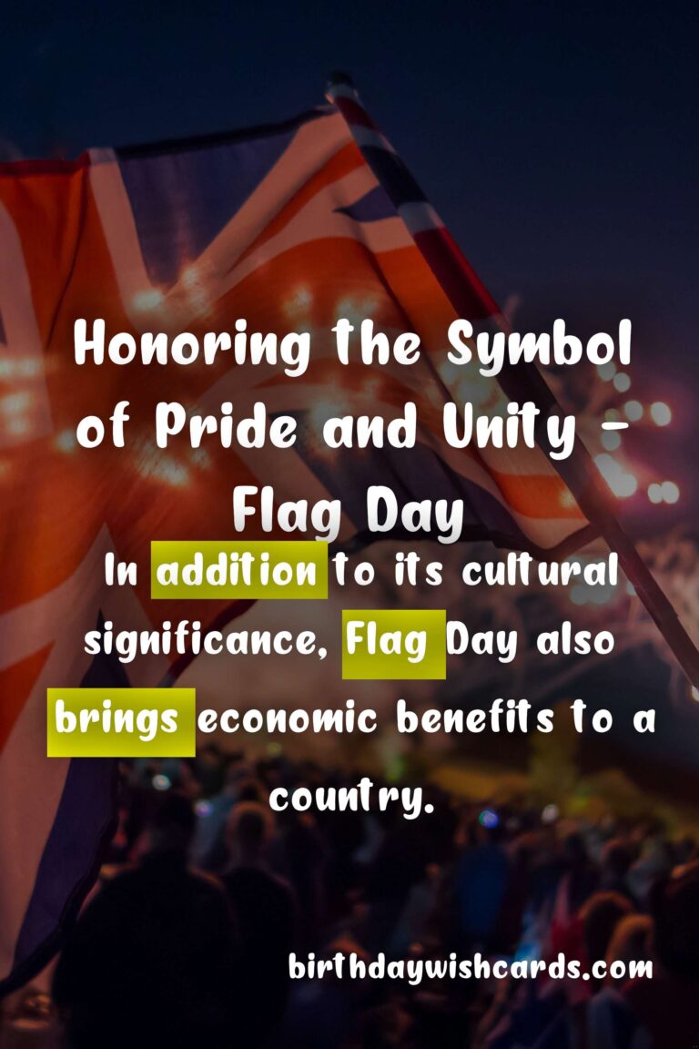 Flag Day - January 6: Celebrating the Symbol of Unity and Pride