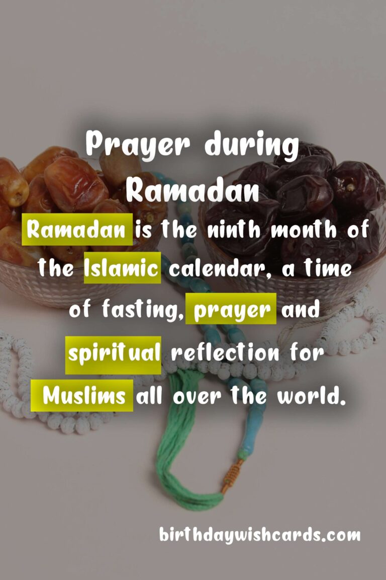 Ramadan - The Holy Month of Fasting and Spiritual Reflection