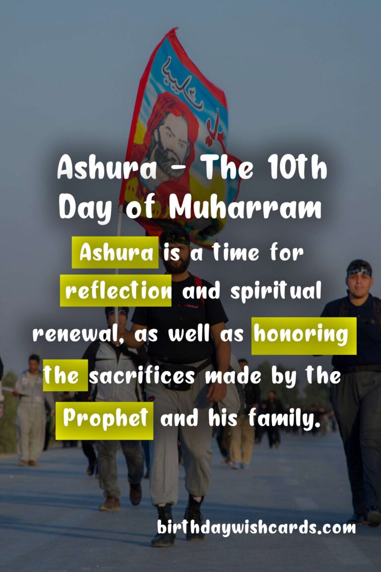Ashura – The 10th Day of Muharram