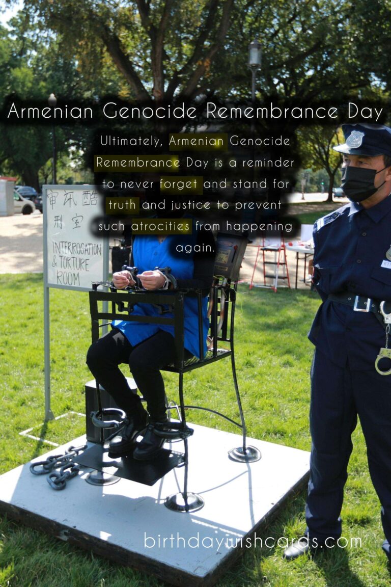 Armenian Genocide Remembrance Day – April 24