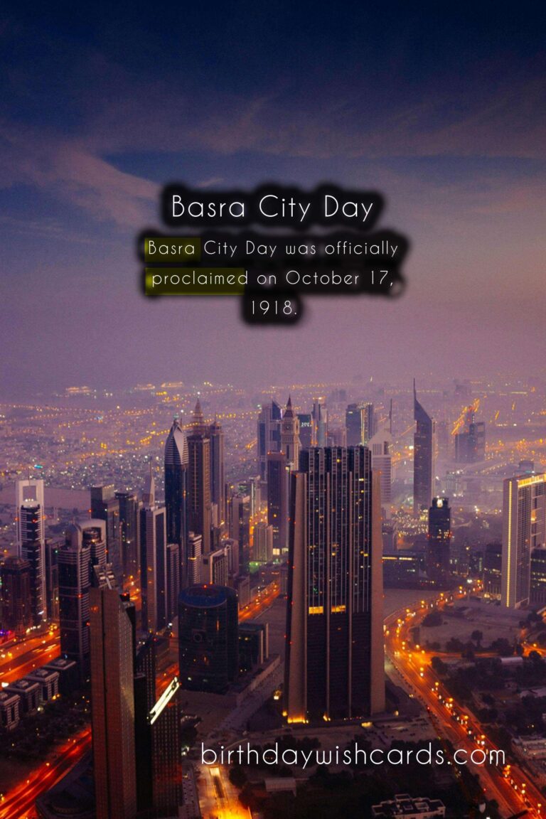Basra City Day - A Celebration of Culture, History, and Progress