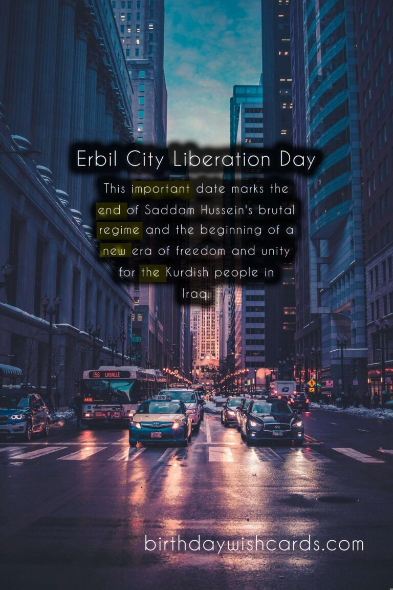 Erbil City Liberation Day: A Celebration of Freedom and Unity