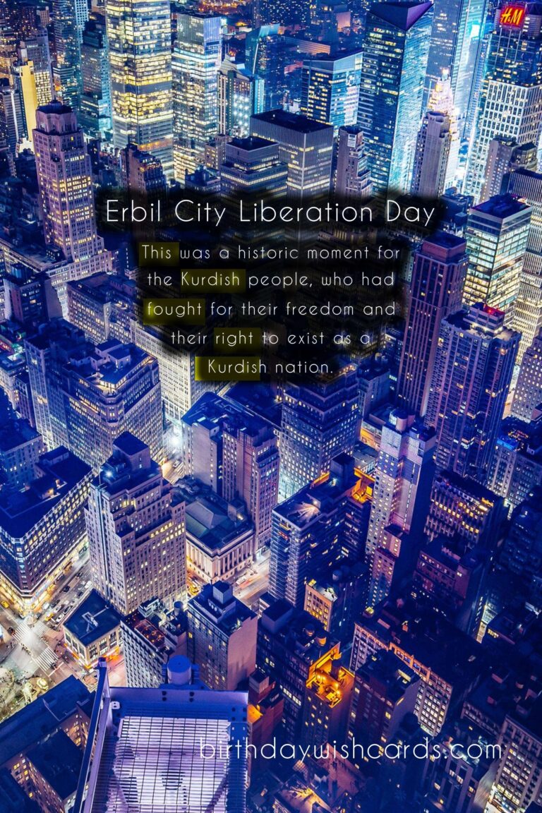 Erbil City Liberation Day: A Celebration of Freedom and Unity
