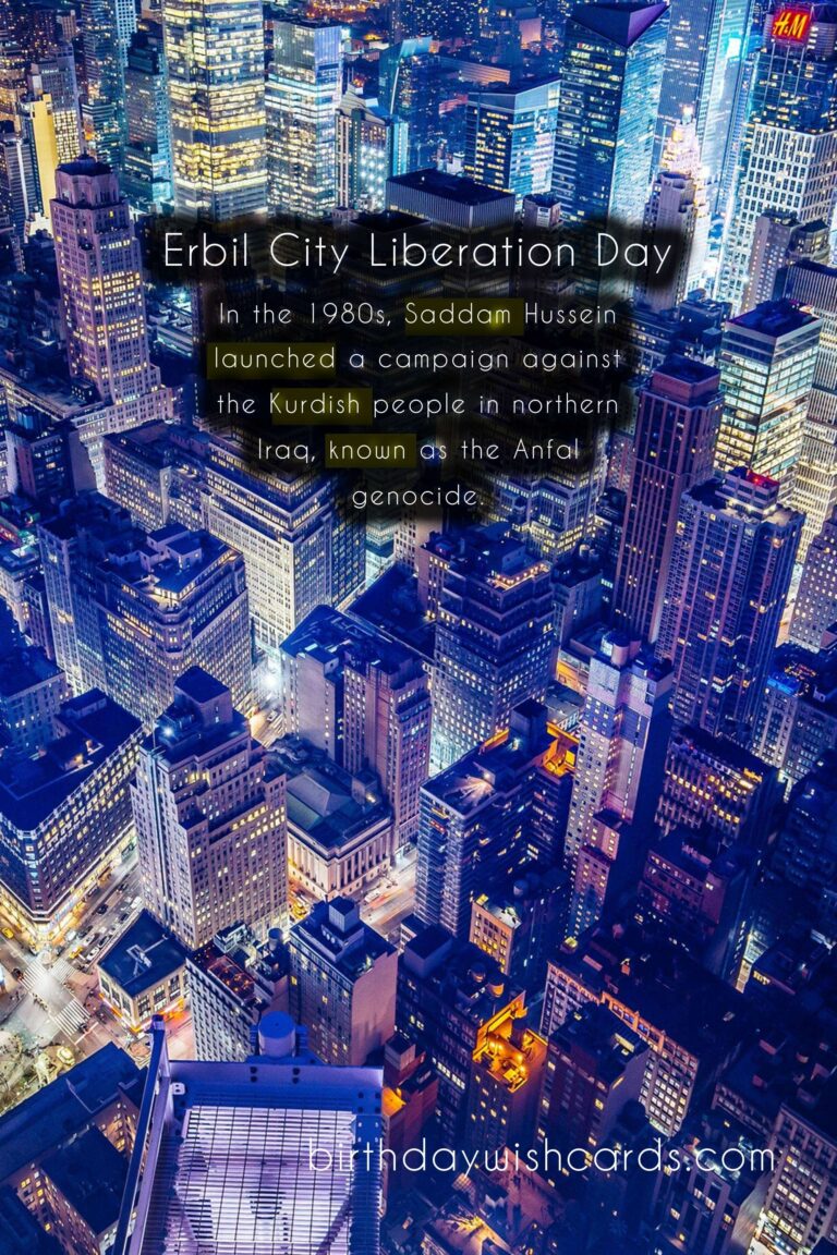 Erbil City Liberation Day: A Celebration of Freedom and Unity