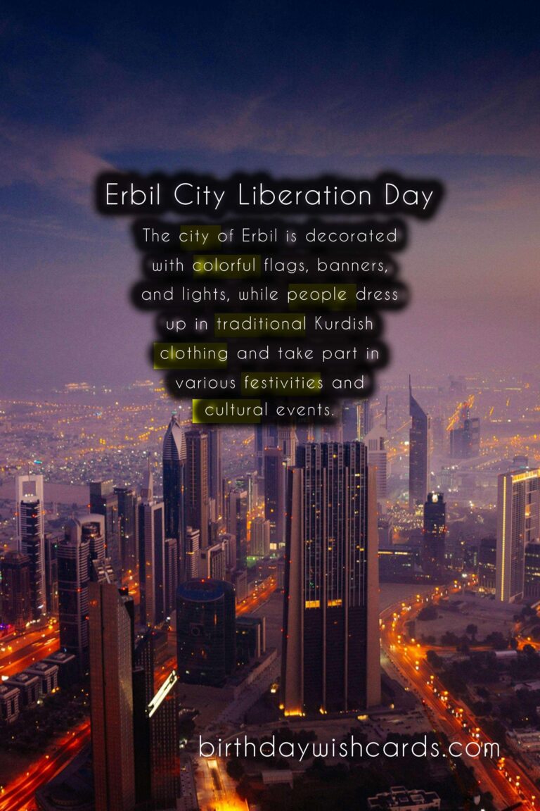 Erbil City Liberation Day: A Celebration of Freedom and Unity
