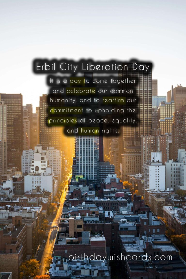 Erbil City Liberation Day: A Celebration of Freedom and Unity