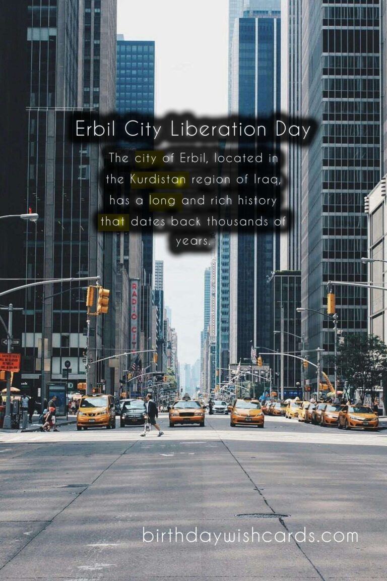 Erbil City Liberation Day: A Celebration of Freedom and Unity