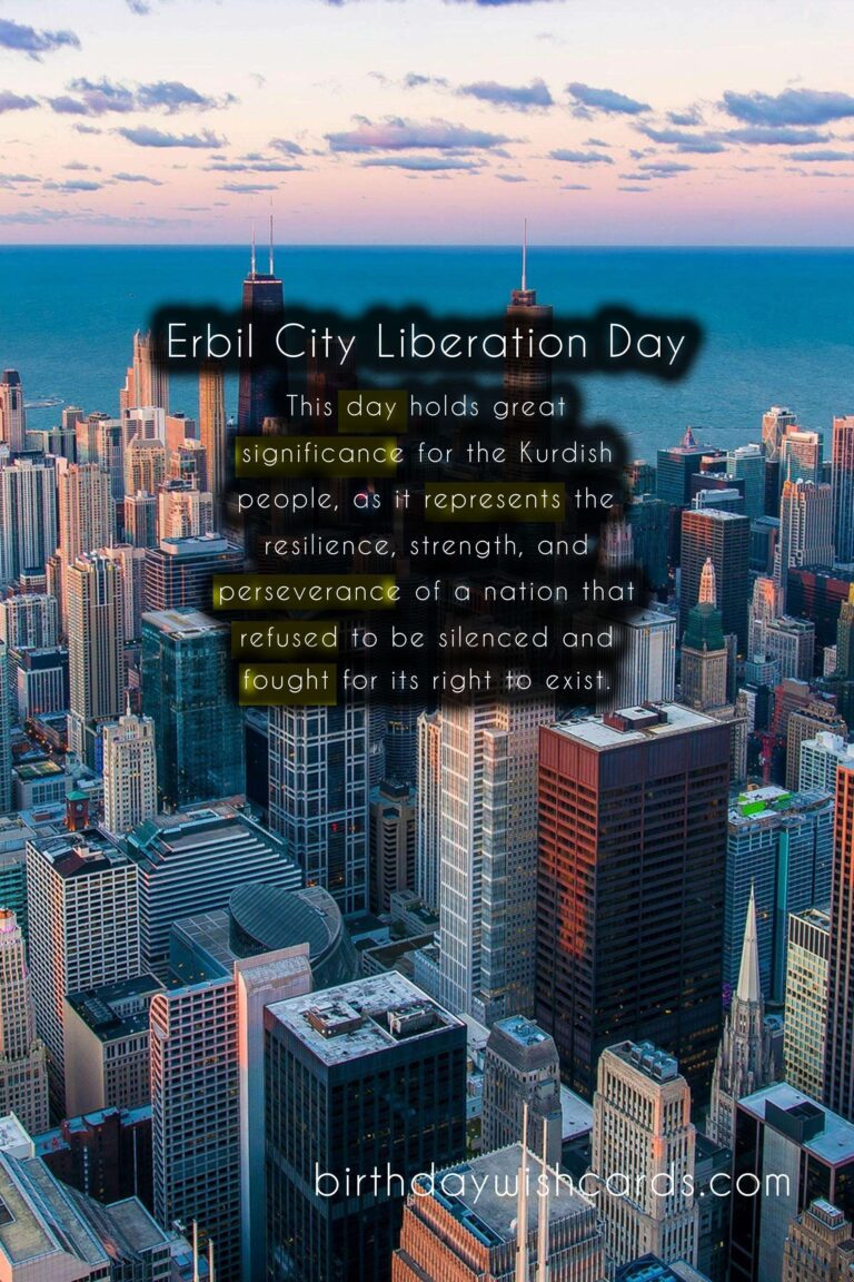 Erbil City Liberation Day: A Celebration of Freedom and Unity