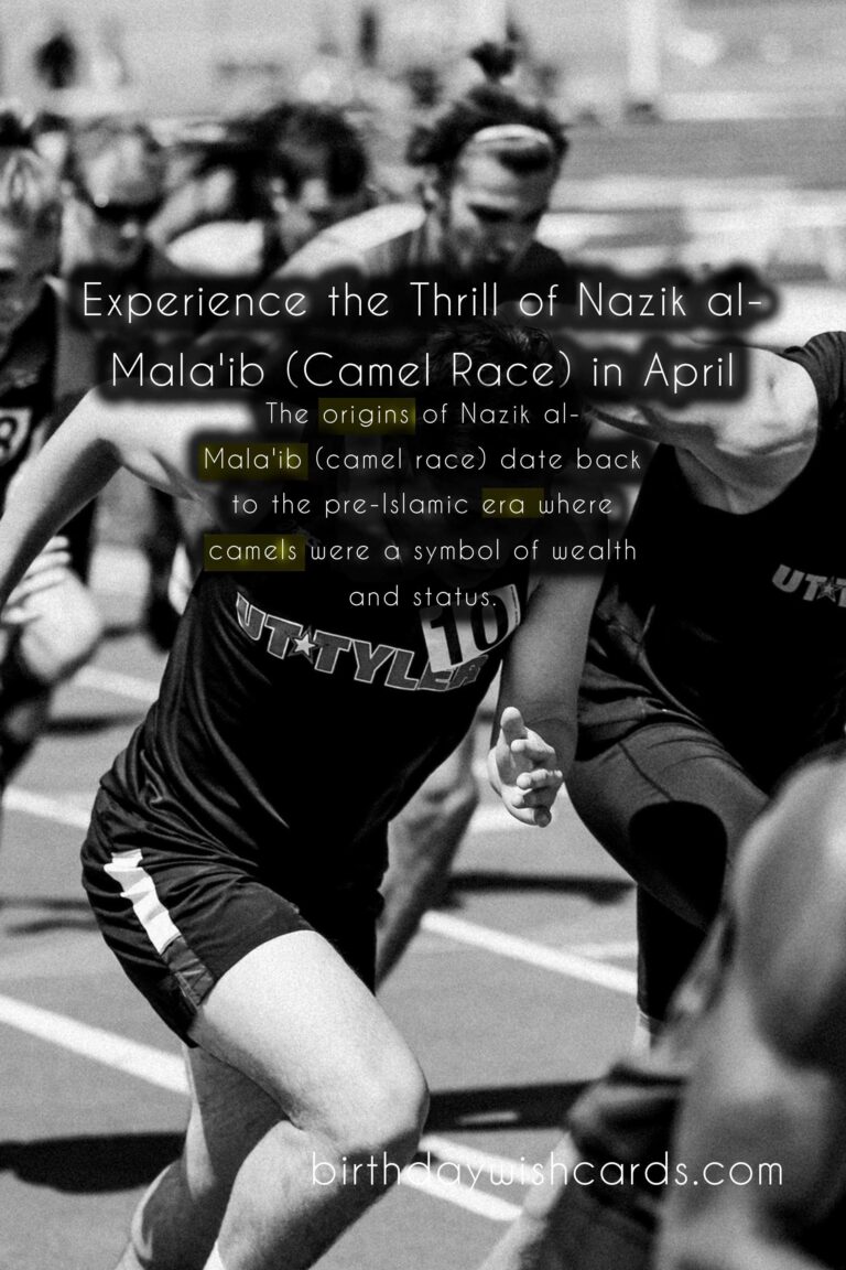 Experience the Thrill of Nazik al-Mala’ib (Camel Race) – April