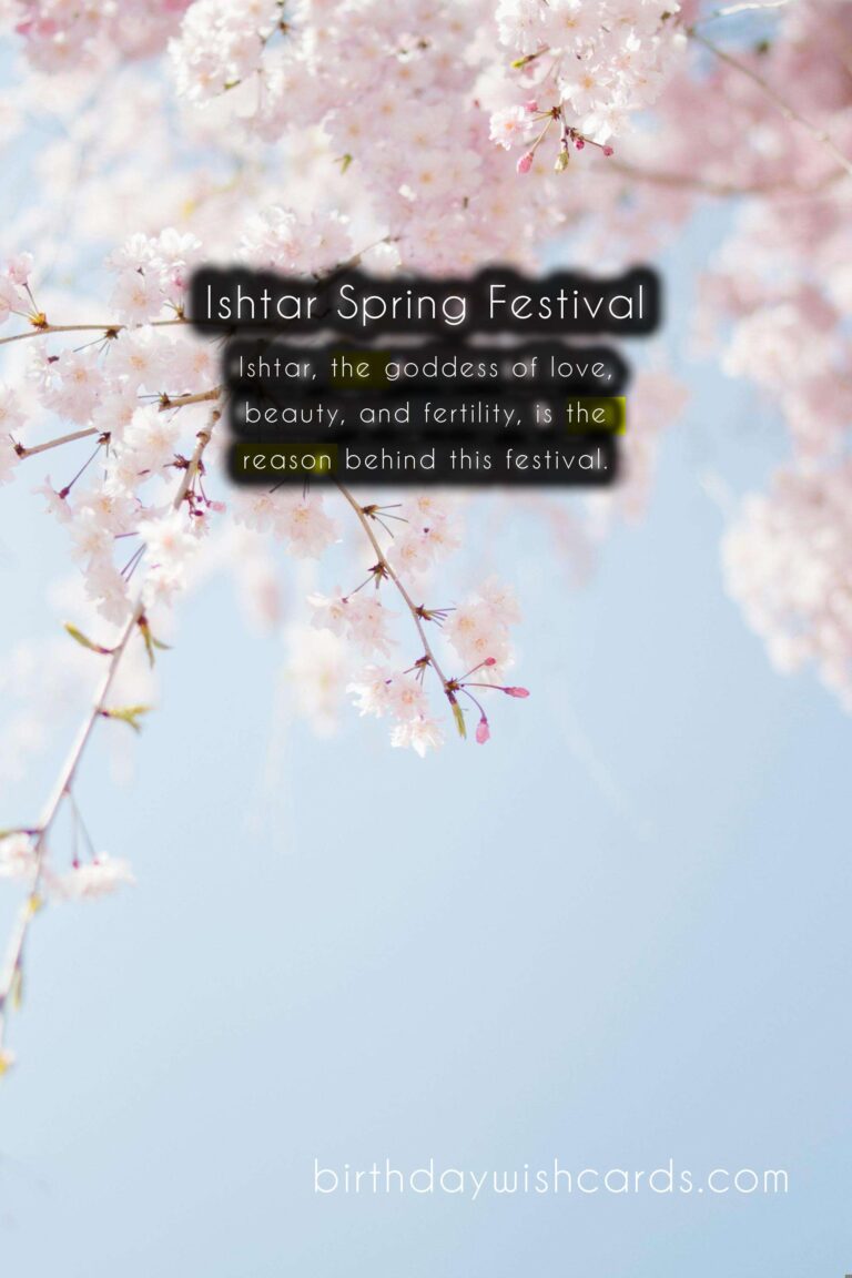 Celebrate the Arrival of Spring with the Ishtar Spring Festival in March
