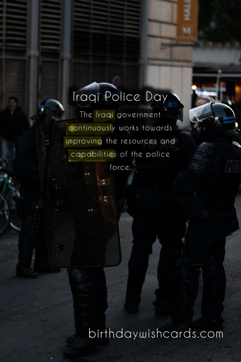 January 9: Celebrating Iraqi Police Day