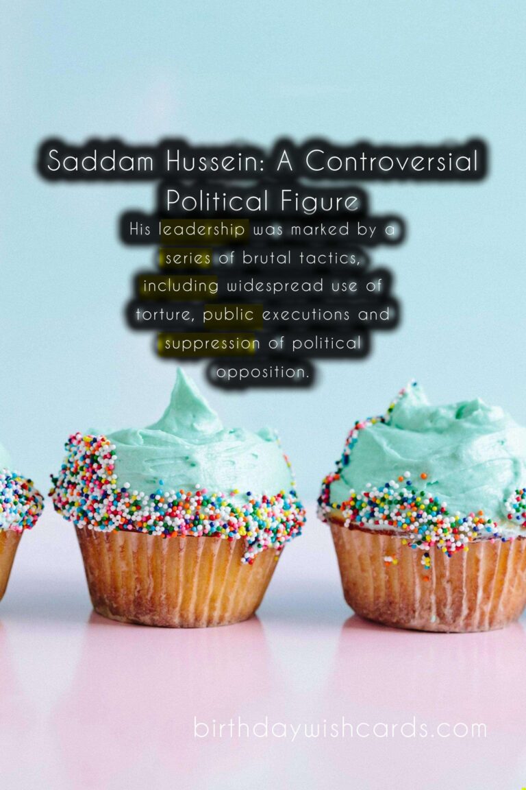 Saddam Hussein's Birthday - April 28