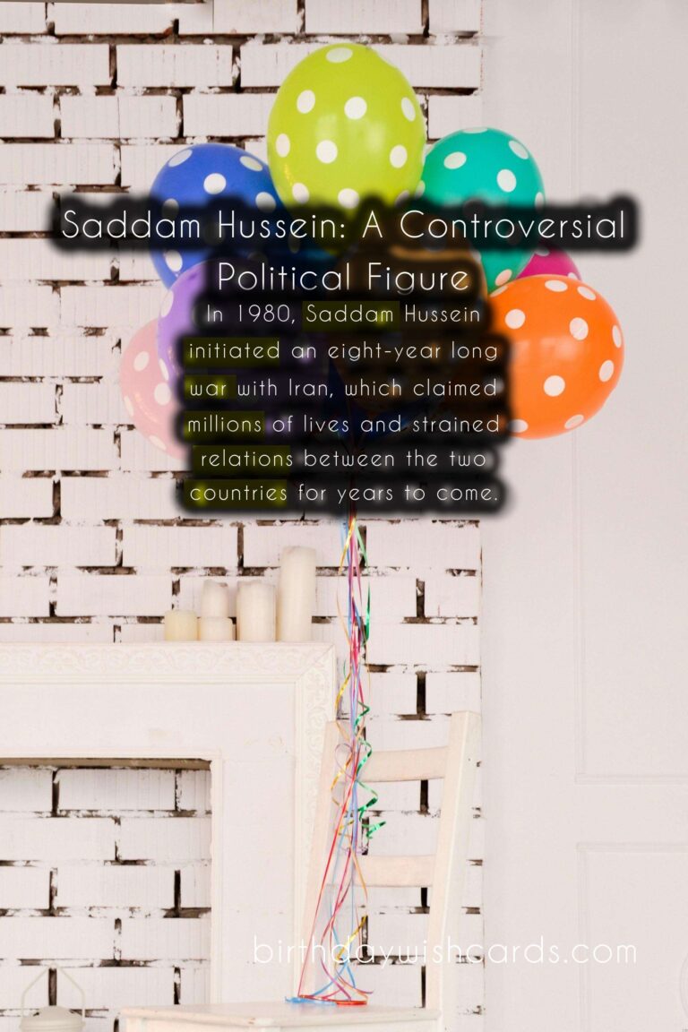 Saddam Hussein's Birthday - April 28