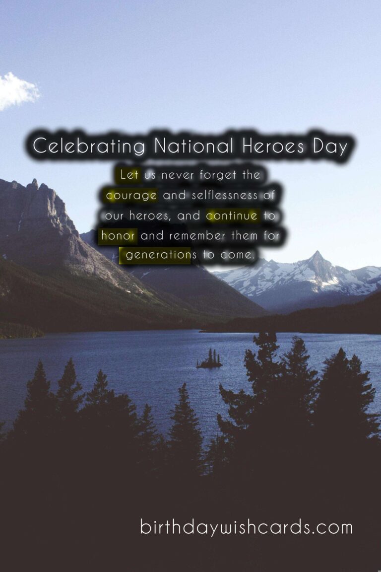 Celebrating National Heroes Day: The Importance of Honoring the Brave