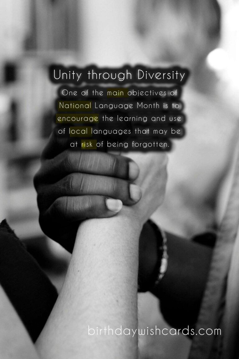 Celebrate the Month of Unity and Multiculturalism with National Language Month in August