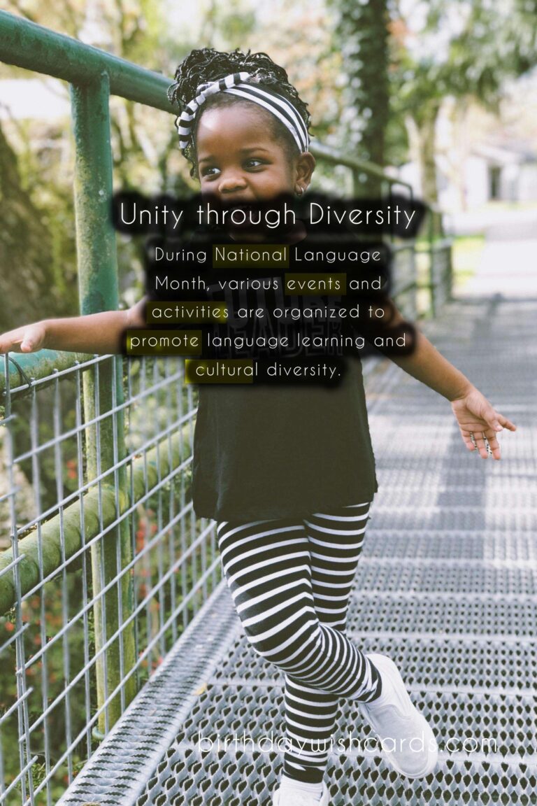 Celebrate the Month of Unity and Multiculturalism with National Language Month in August