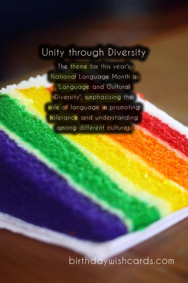 Celebrate the Month of Unity and Multiculturalism with National Language Month in August