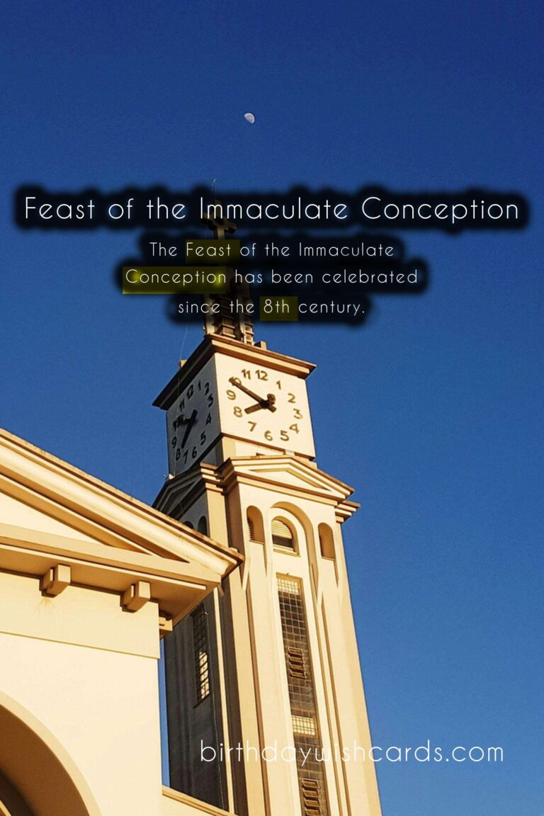 Celebrate the Feast of the Immaculate Conception on December 8!