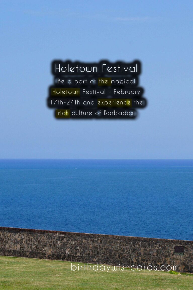 Experience the Excitement at the Holetown Festival - February 17th-24th