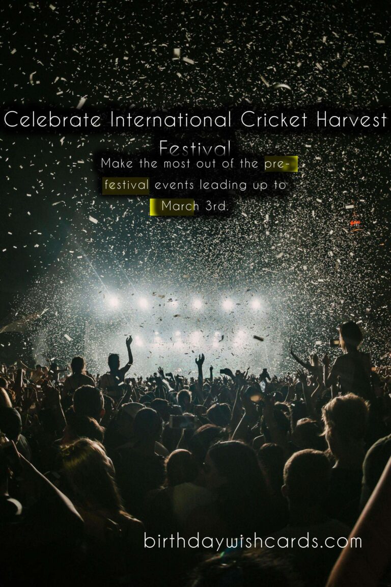 Celebrate International Cricket Harvest Festival with Joy and Fun