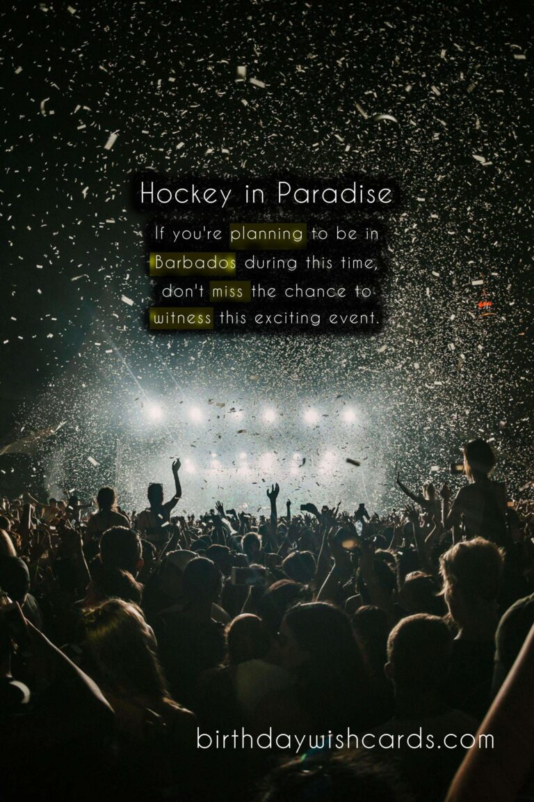 Experience the Thrilling Barbados International Hockey Festival