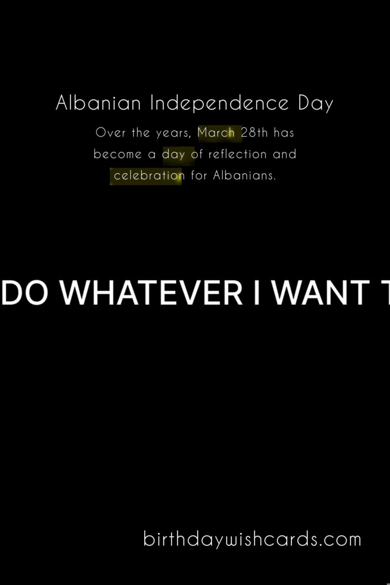 March 28 - Independence Day (Dita e Pavarësisë)