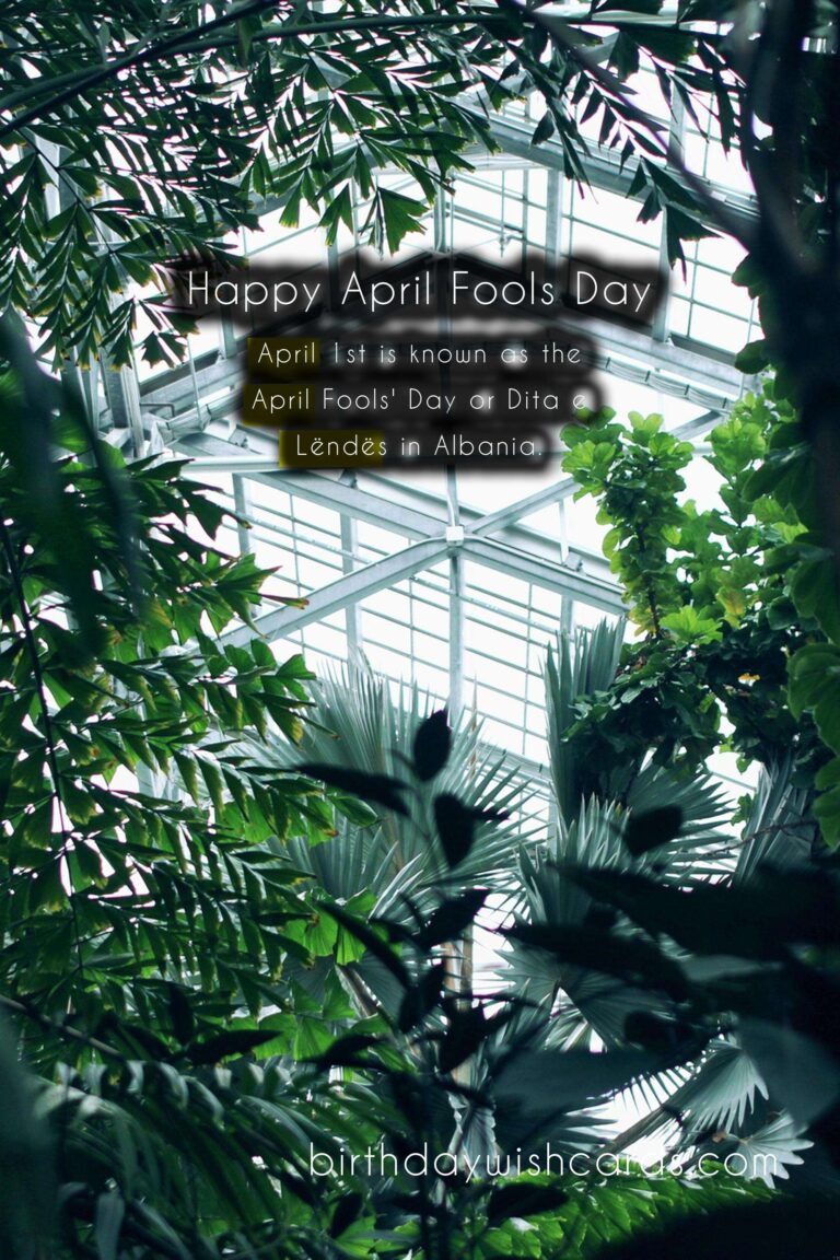 April 1- April Fools' Day (Dita e Lëndës)