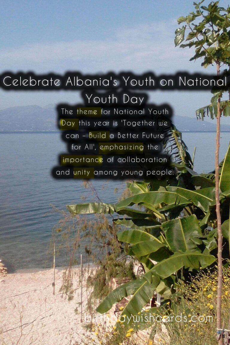 Celebrate Albania's Youth on National Youth Day!