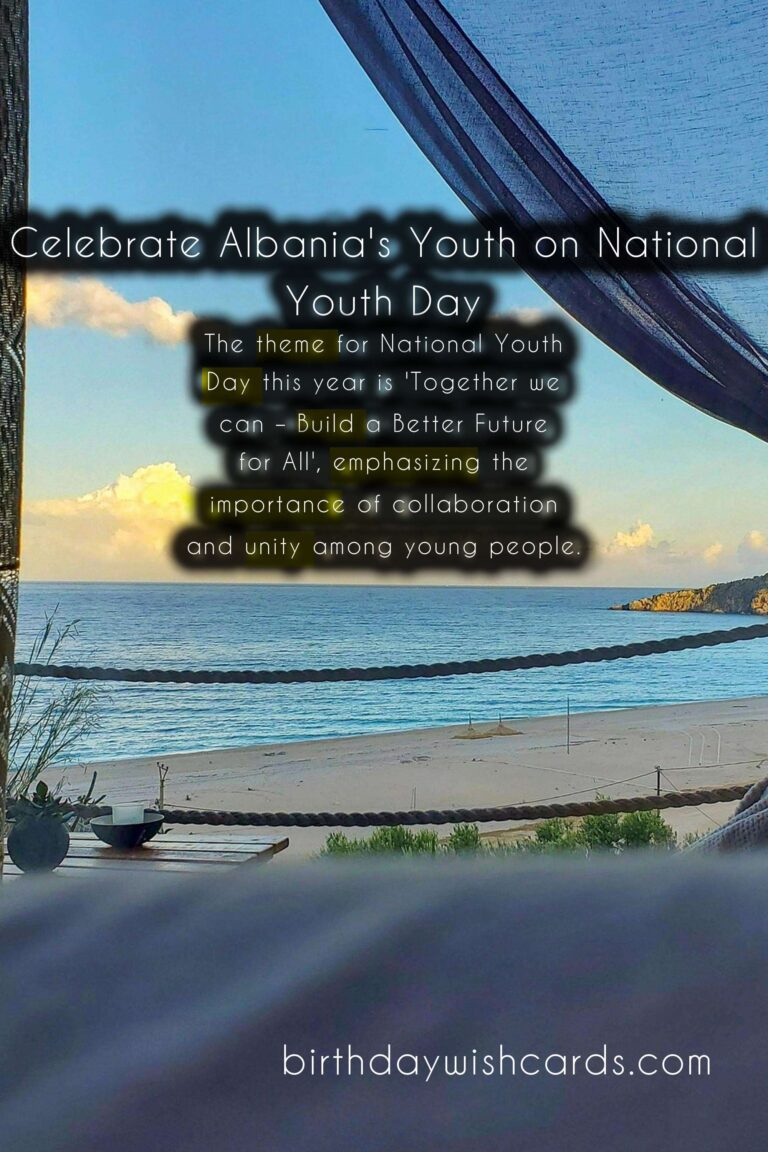 Celebrate Albania's Youth on National Youth Day!