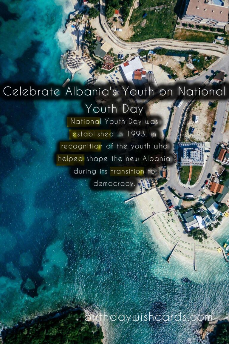 Celebrate Albania's Youth on National Youth Day!
