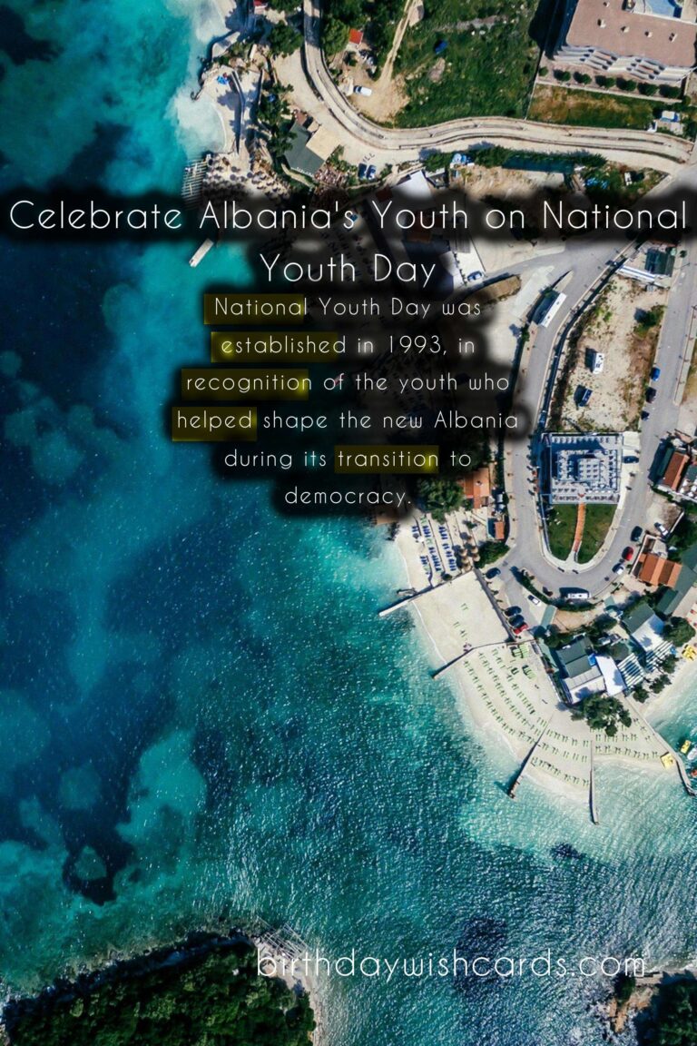 Celebrate Albania's Youth on National Youth Day!