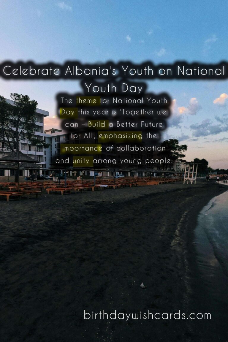 Celebrate Albania's Youth on National Youth Day!