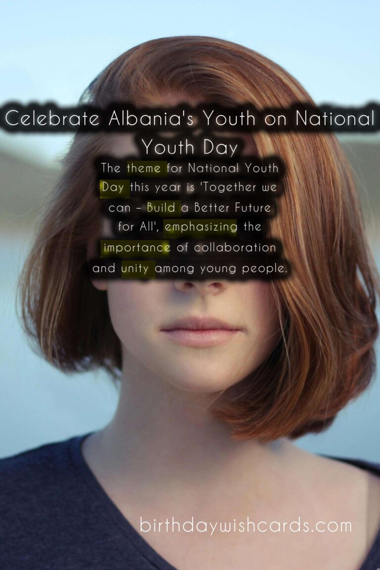 Celebrate Albania's Youth on National Youth Day!
