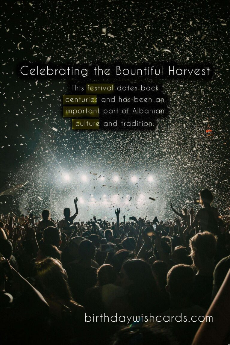 Celebrate the Bountiful Harvest with Albania's National Harvest Festival - Festa Kombëtare e Korrave