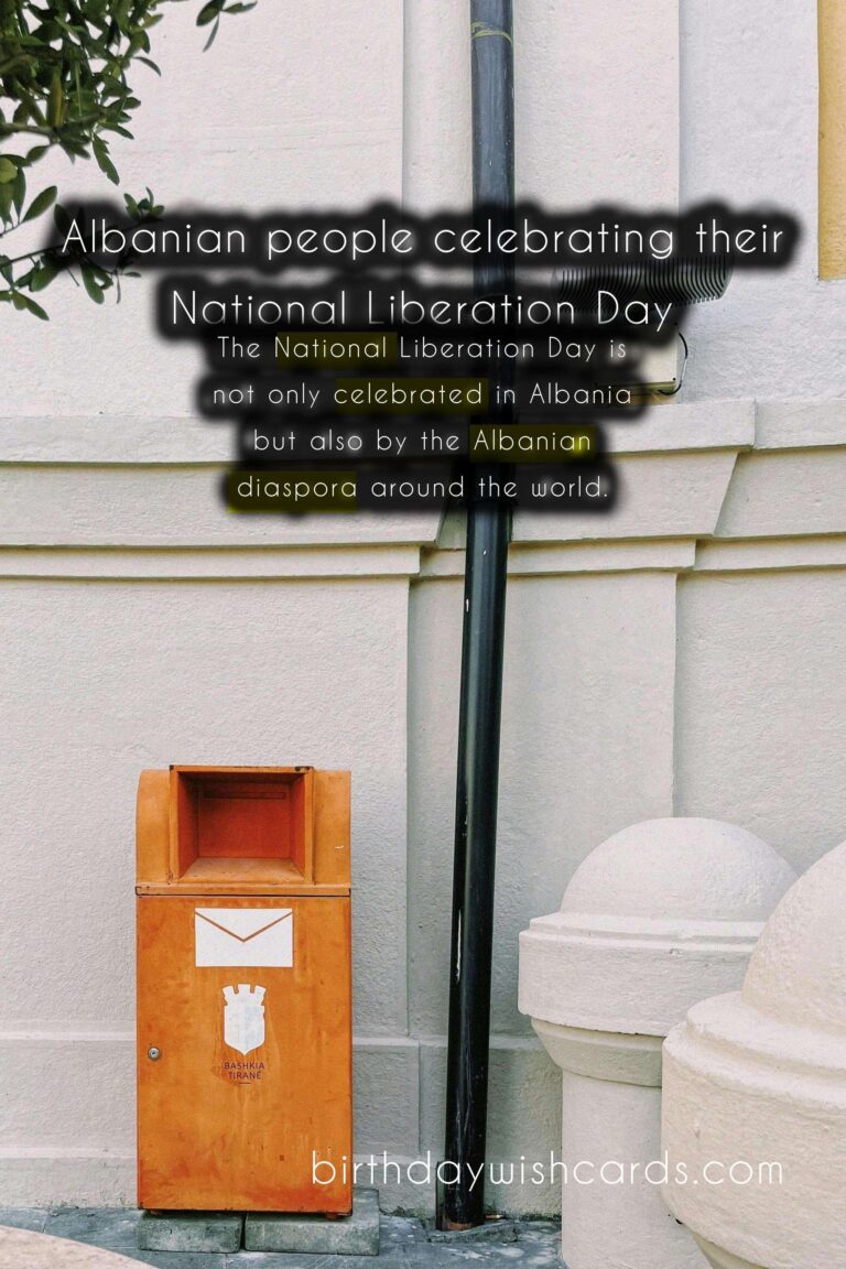 November 8- National Liberation Day (Dita e Çlirimit Kombëtar)