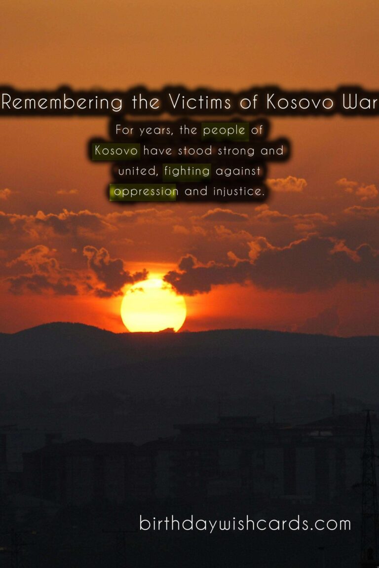 December 15- National Mourning Day: Remembering the Victims of Kosovo War