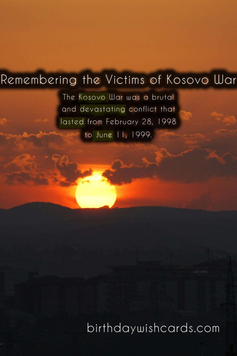 December 15- National Mourning Day: Remembering the Victims of Kosovo War