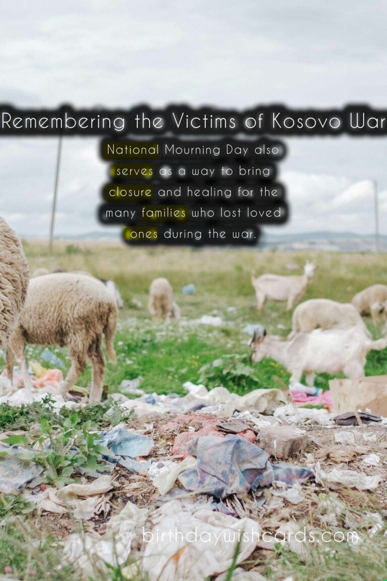 December 15- National Mourning Day: Remembering the Victims of Kosovo War
