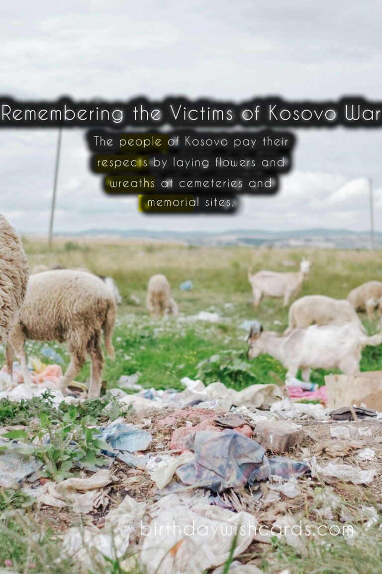December 15- National Mourning Day: Remembering the Victims of Kosovo War