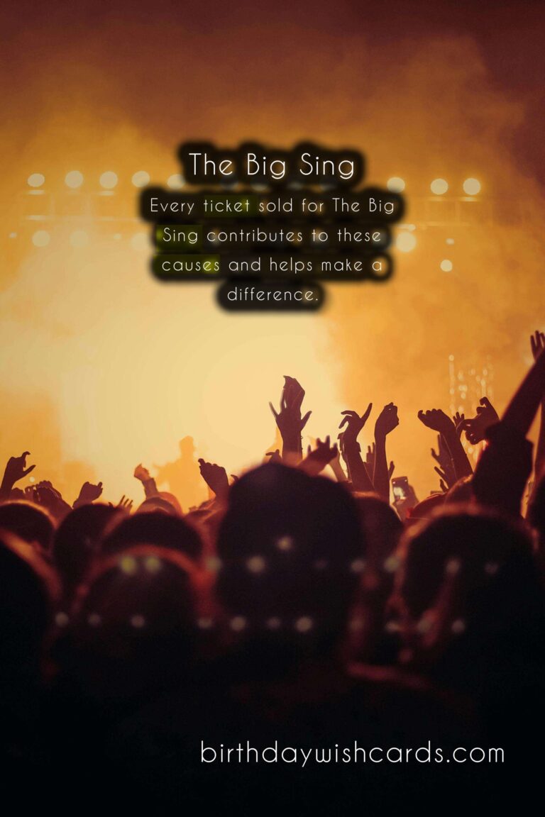 The Big Sing - August (Date Varies)