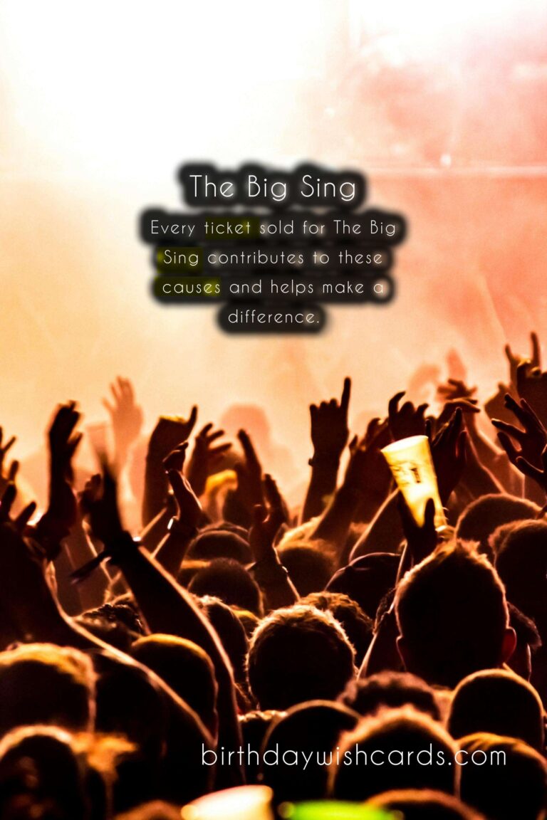 The Big Sing - August (Date Varies)