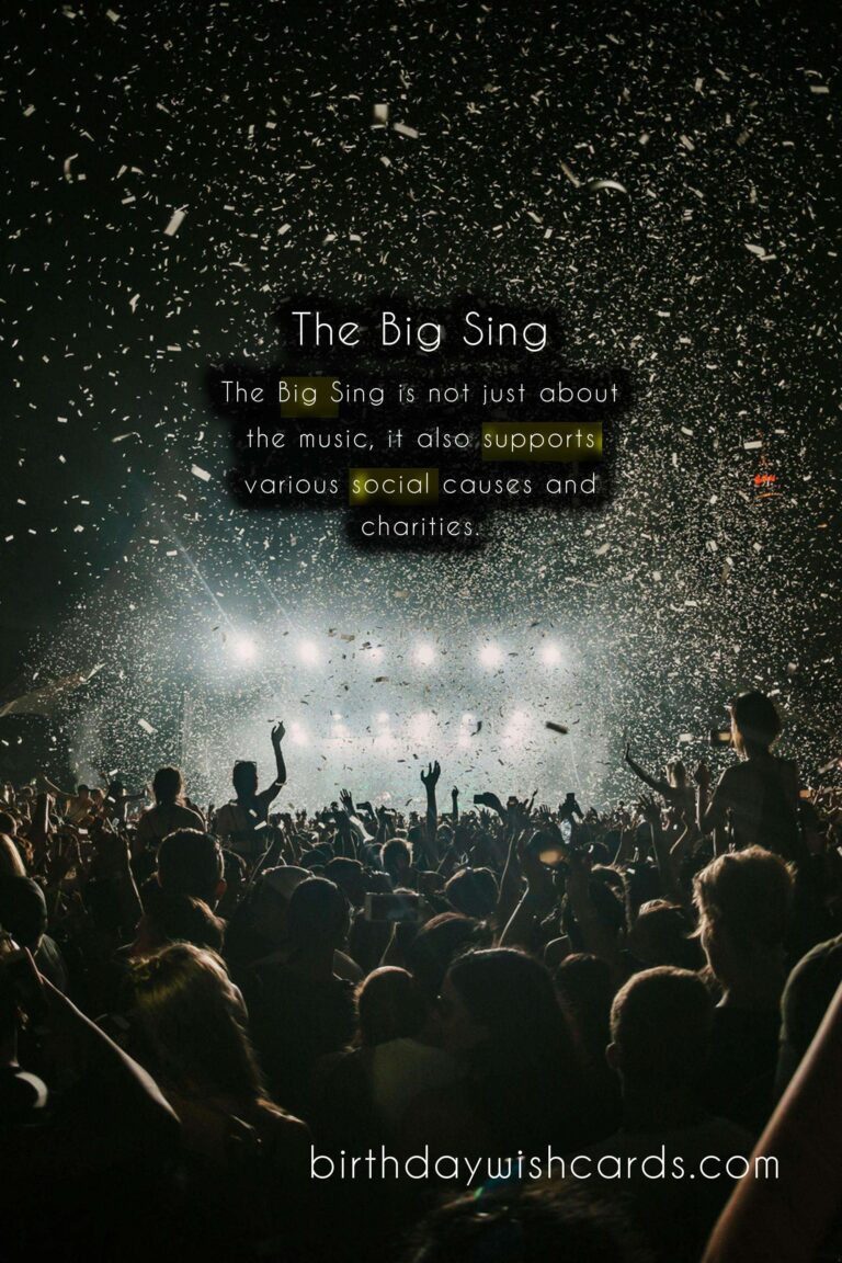 The Big Sing - August (Date Varies)