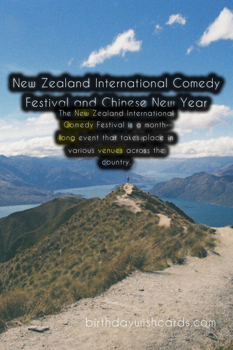 New Zealand International Comedy Festival and Chinese New Year Celebrations